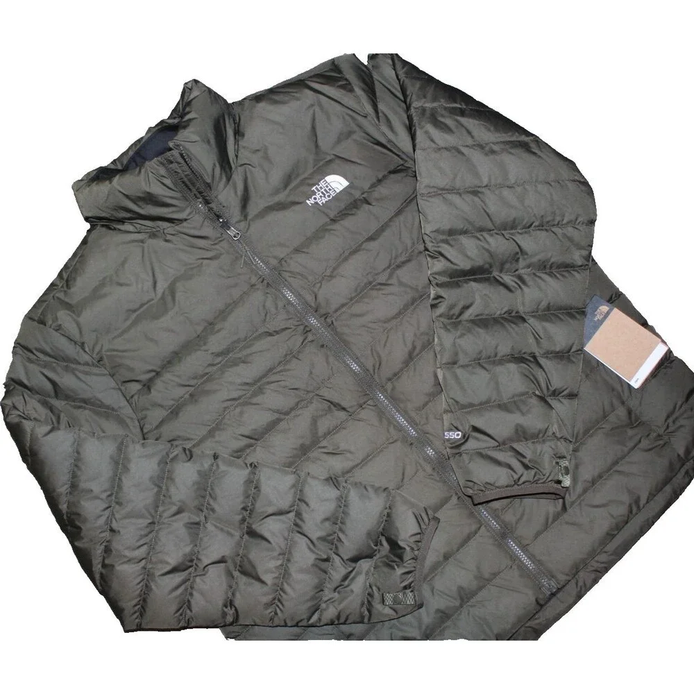 THE NORTH FACE MEN'S MINOQUA DOWN ZIP UP JACKET TAUPE GREEN NWT SZ‎ XL